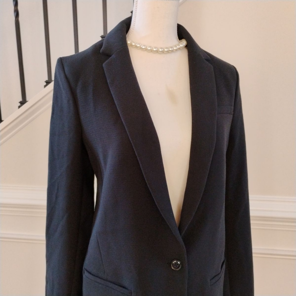 Banana Republic Women's Black Blazer Sz-10 - Picture 6 of 13